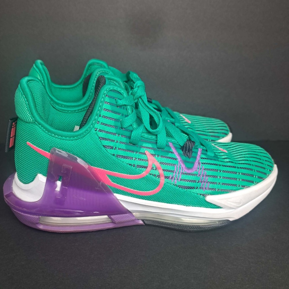 Nike LeBron Witness VI Emerald Berry CZ4052-300 Green Pink Purple Men's Size 7